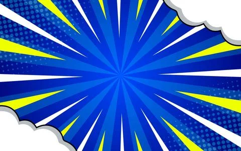 Flat comic style background. vector illustration Stock Illustration