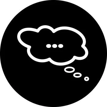 Flat comment icon as dialog symbol Stock Illustration