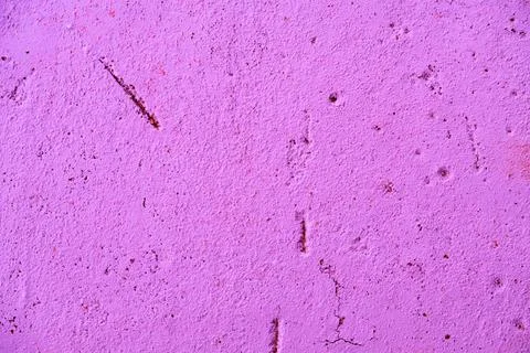 Flat concrete surface covered with a thin layer of paint with scratches and p Stock Photos