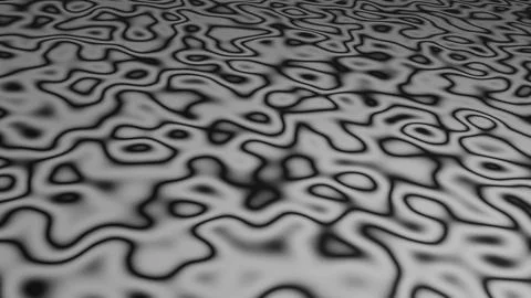 Flat creative abstract black and white color wavy style background design Stockillustratie