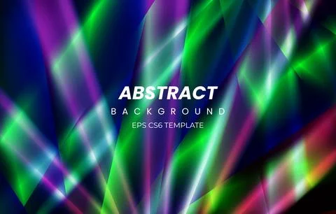 Flat creative abstract neon green and red color background design vector Stock Illustration