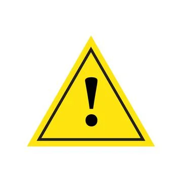 Flat Danger icon symbol vector Illustration. Stock Illustration