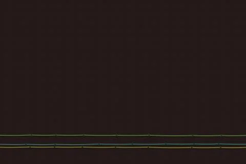 Flat dark color background with cabless. Minimal front view. 3D illustration Stockillustratie