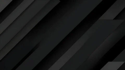 Flat design abstract background with black shapes Stock Illustration