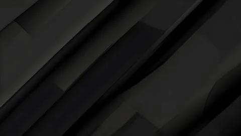 Flat design abstract background with black shapes Stock Illustration