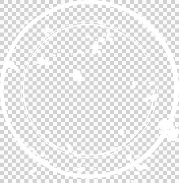 Flat design abstract concentric brushstroke rings and splatter are floating on Stock Illustration