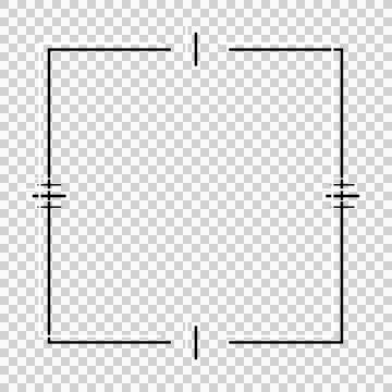 Flat design abstract frame is appearing with bicolor lines and segments on Stock Illustration
