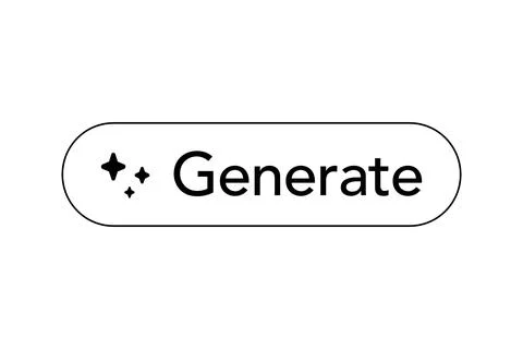 Flat Design AI Generate Transparent Button Vector 스톡 일러스트