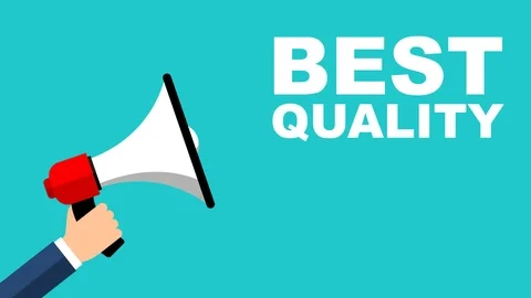 Flat design animation hand with megaphone with best quality Stock Footage 102278080