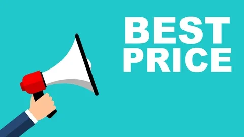 Flat design animation hand with megaphone with best price Stock Footage 102278115