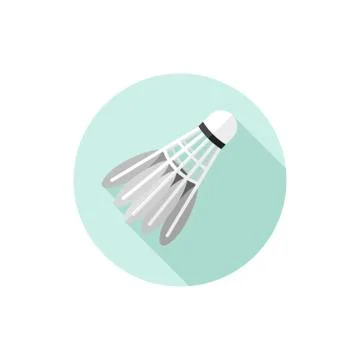 Flat design Badminton Shuttle Stock Illustration