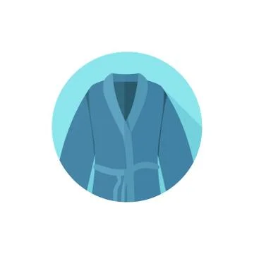 Flat design Bathrobe Stock Illustration
