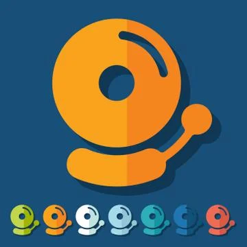 Flat design: bell Illustrazione stock
