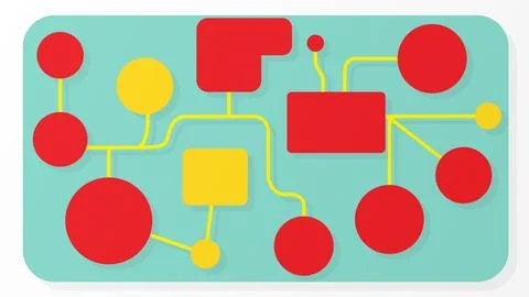 Flat design blank space abstract colour vector papercut style for background Stock Illustration