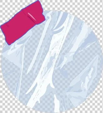Flat design blue white marble circle is floating on transparent background, with 스톡 일러스트