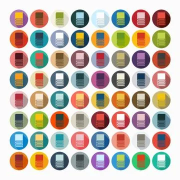 Flat design: book Stock Illustration