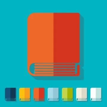 Flat design: book イラスト素材