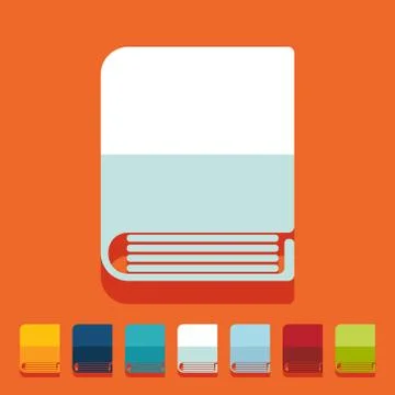 Flat design: book イラスト素材