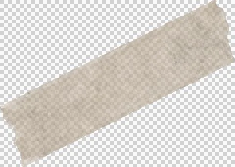 Flat design brown masking tape strip is being shown on transparent background Stock Illustration