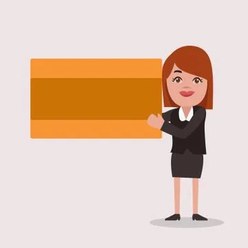 Flat design business Vector Illustration Empty template for Layout for Stock Illustration
