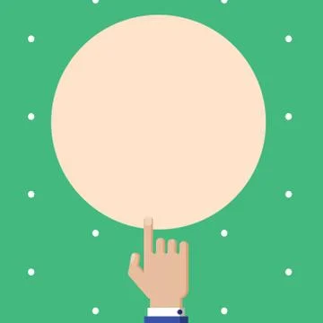 Flat design business Vector Illustration concept Empty template copy space text 스톡 일러스트