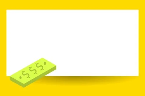 Flat design business Vector Illustration Empty template esp isolated Minimalist Ilustración de archivo