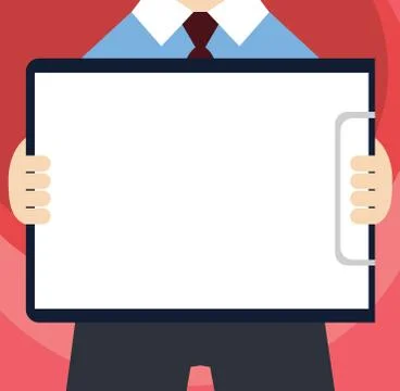 Flat design business Vector Illustration Empty template esp isolated Minimalist イラスト素材