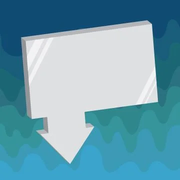 Flat design business Vector Illustration Empty copy space text for Ad website Stock Illustration