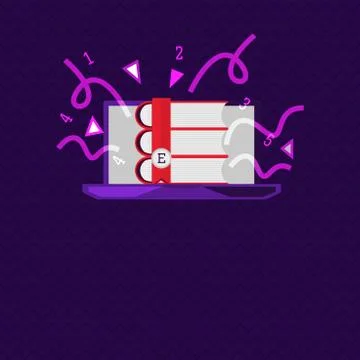Flat design business Vector Illustration Empty copy space text for Ad website Illustrazione stock