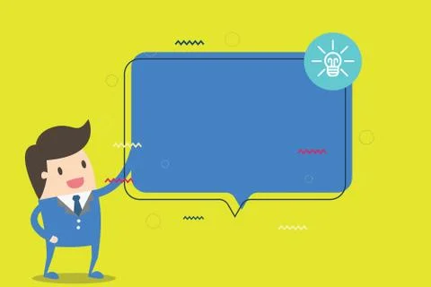 Flat design business Vector Illustration Empty template esp isolated Minimalist Stock Illustration