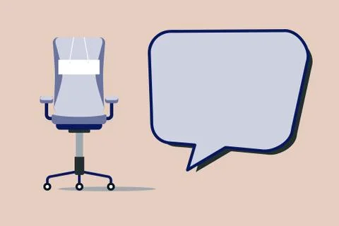 Flat design business Vector Illustration concept Empty template copy space Stock Illustration