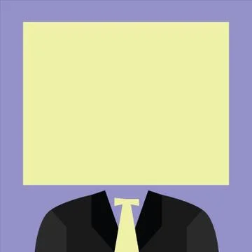 Flat design business Vector Illustration Empty template esp isolated Minimalist 스톡 일러스트