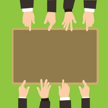 Flat design business Vector Illustration Empty template for Layout for Illustrazione stock