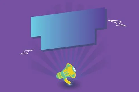 Flat design business Vector Illustration concept Empty template copy space Illustrazione stock