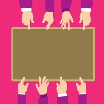 Flat design business Vector Illustration concept Empty template copy space Stock Illustration