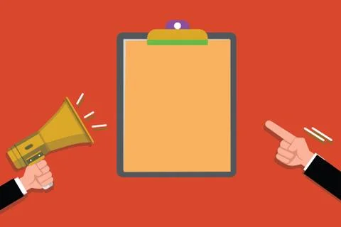 Flat design business Vector Illustration concept Empty template copy space Stock Illustration
