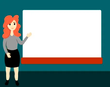 Flat design business Vector Illustration Empty copy space text for Ad website 스톡 일러스트