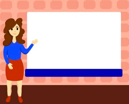 Flat design business Vector Illustration concept Empty template copy space Stock Illustration