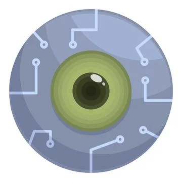 Flat design camera lens icon 스톡 일러스트