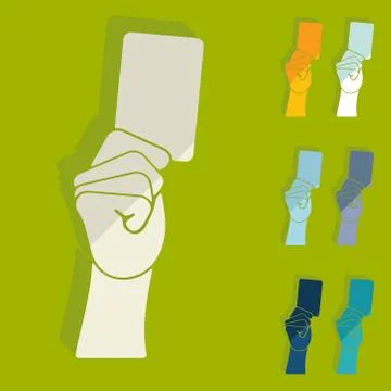 Flat design: card Stock Illustration