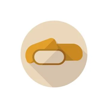 Flat design chicken nuggets Stock Illustration