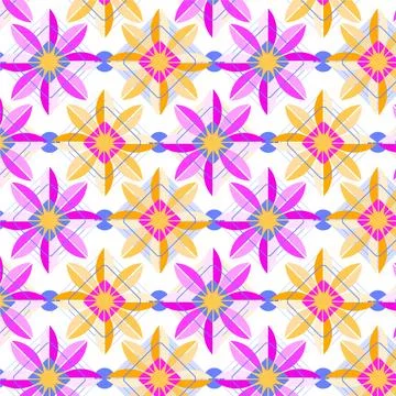 Flat design colorful geometric pattern Stock Illustration