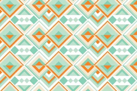 Flat design colorful geometric pattern Stockillustratie