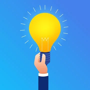 Flat design concept create big idea with XX. Vector illustrate. Stock Illustration