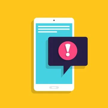 Flat design concept message and chat. Present by icon text message. Vector il Stock Illustration