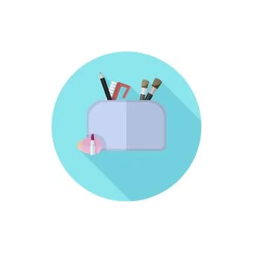 Flat design Cosmetic Bag Stock Illustration