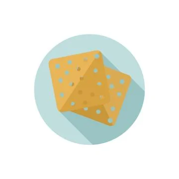 Flat design cracker Stock Illustration