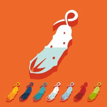 Flat design: cucumber Ilustración de archivo
