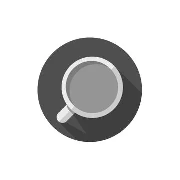Flat design cup mug Stock Illustration