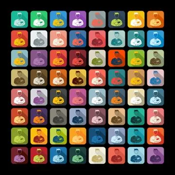 Flat design: dad Stock Illustration